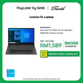 iTworld-Grab-PayLater-Deal-1-350x350 - Computer Accessories Electronics & Computers IT Gadgets Accessories Johor Kedah Kelantan Kuala Lumpur Melaka Negeri Sembilan Pahang Penang Perak Perlis Promotions & Freebies Putrajaya Sabah Sarawak Selangor Terengganu 