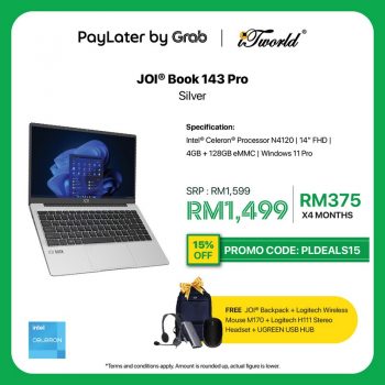 iTworld-Grab-PayLater-Deal-4-350x350 - Computer Accessories Electronics & Computers IT Gadgets Accessories Johor Kedah Kelantan Kuala Lumpur Melaka Negeri Sembilan Pahang Penang Perak Perlis Promotions & Freebies Putrajaya Sabah Sarawak Selangor Terengganu 