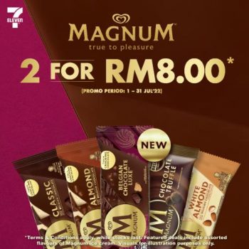 7-Eleven-Magnum-Ice-Cream-Promotion-350x350 - Beverages Food , Restaurant & Pub Ice Cream Johor Kedah Kelantan Kuala Lumpur Melaka Negeri Sembilan Pahang Penang Perak Perlis Promotions & Freebies Putrajaya Sabah Sarawak Selangor Supermarket & Hypermarket Terengganu 