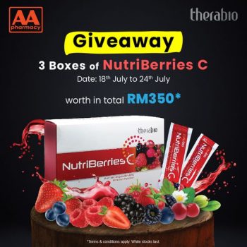 AA-Pharmacy-Therabio-Giveaway-350x350 - Beauty & Health Events & Fairs Health Supplements Johor Kedah Kelantan Kuala Lumpur Melaka Negeri Sembilan Online Store Pahang Penang Perak Perlis Putrajaya Sabah Sarawak Selangor Terengganu 