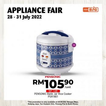 AEON-BiG-Appliance-Fair-Promotion-10-350x350 - Electronics & Computers Home Appliances Johor Kedah Kelantan Kitchen Appliances Kuala Lumpur Melaka Negeri Sembilan Pahang Penang Perak Perlis Promotions & Freebies Putrajaya Sabah Sarawak Selangor Supermarket & Hypermarket Terengganu 