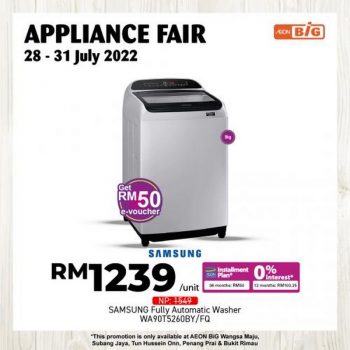 AEON-BiG-Appliance-Fair-Promotion-16-350x350 - Electronics & Computers Home Appliances Johor Kedah Kelantan Kitchen Appliances Kuala Lumpur Melaka Negeri Sembilan Pahang Penang Perak Perlis Promotions & Freebies Putrajaya Sabah Sarawak Selangor Supermarket & Hypermarket Terengganu 