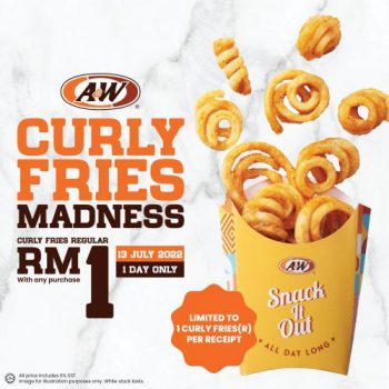 AW-Curly-Fries-For-RM1-Promotion-350x350 - Beverages Food , Restaurant & Pub Johor Kedah Kelantan Kuala Lumpur Melaka Negeri Sembilan Pahang Penang Perak Perlis Promotions & Freebies Putrajaya Sabah Sarawak Selangor Terengganu 