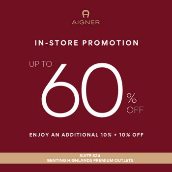 Aigner-Special-Sale-at-Genting-Highlands-Premium-Outlets-350x350 - Bags Fashion Accessories Fashion Lifestyle & Department Store Handbags Malaysia Sales Pahang 