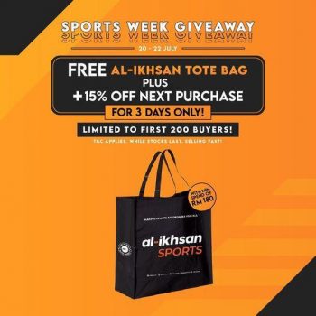 Al-Ikhsan-Online-Sports-Week-Giveaway-Promotion-350x350 - Apparels Fashion Accessories Fashion Lifestyle & Department Store Footwear Johor Kedah Kelantan Kuala Lumpur Melaka Negeri Sembilan Pahang Penang Perak Perlis Promotions & Freebies Putrajaya Sabah Sarawak Selangor Sportswear Terengganu 