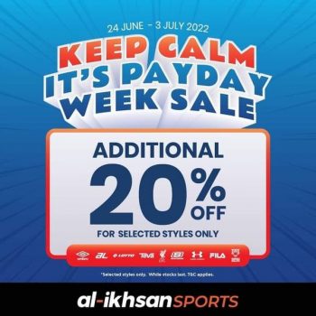 Al-Ikhsan-Sports-Pay-Day-Week-Sale-at-Design-Village-350x350 - Apparels Fashion Accessories Fashion Lifestyle & Department Store Footwear Malaysia Sales Penang Sportswear 