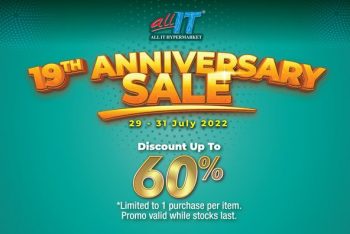 All-It-Hypermarket-19th-Anniversary-Sale-350x234 - Computer Accessories Electronics & Computers IT Gadgets Accessories Johor Kedah Kelantan Kuala Lumpur Malaysia Sales Melaka Negeri Sembilan Pahang Penang Perak Perlis Putrajaya Sabah Sarawak Selangor Terengganu 