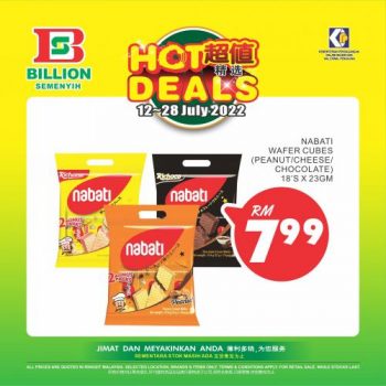 BILLION-Hot-Deals-Promotion-at-Semenyih-8-350x350 - Promotions & Freebies Selangor Supermarket & Hypermarket 