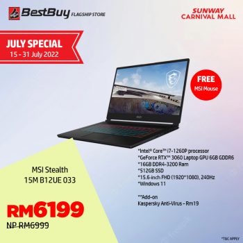Best-Buy-July-Special-at-Sunway-Carnival-Mall-10-350x350 - Computer Accessories Electronics & Computers IT Gadgets Accessories Laptop Penang Promotions & Freebies 