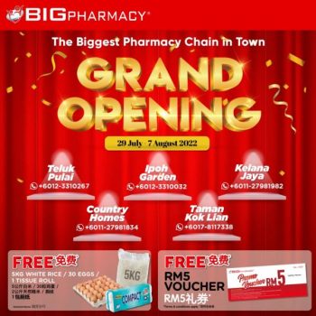 Big-Pharmacy-5-Stores-Opening-Promotion-350x350 - Beauty & Health Cosmetics Fragrances Health Supplements Kuala Lumpur Perak Personal Care Promotions & Freebies Selangor Skincare 