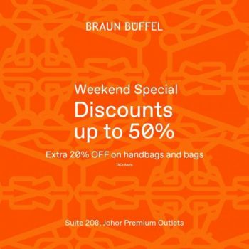 Braun-Buffel-Weekend-Sale-at-Johor-Premium-Outlets-350x350 - Fashion Accessories Fashion Lifestyle & Department Store Johor Malaysia Sales 