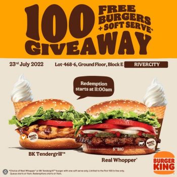 Burger-King-Opening-Deal-at-Rivercity-1-350x350 - Beverages Burger Food , Restaurant & Pub Kuala Lumpur Promotions & Freebies Selangor 