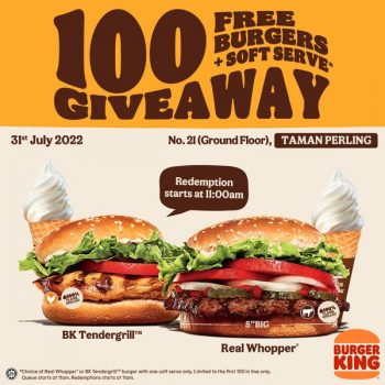 Burger-King-Opening-Deal-at-Taman-Perling-1-350x350 - Beverages Burger Food , Restaurant & Pub Johor Promotions & Freebies 