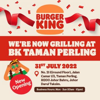 Burger-King-Opening-Deal-at-Taman-Perling-350x350 - Beverages Burger Food , Restaurant & Pub Johor Promotions & Freebies 