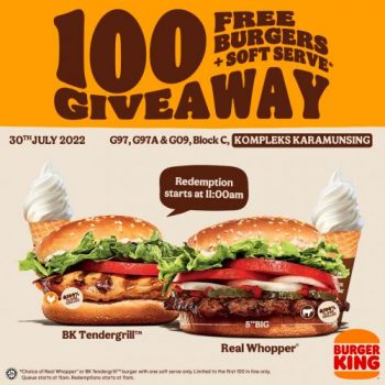 Burger-King-Opening-Promotion-at-Kompleks-Karamunsing-Sabah-1-350x350 - Beverages Burger Food , Restaurant & Pub Promotions & Freebies Sabah 
