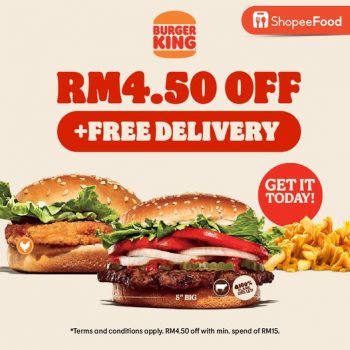 Burger-King-ShopeeFood-Promo-350x350 - Beverages Burger Food , Restaurant & Pub Johor Kedah Kelantan Kuala Lumpur Melaka Negeri Sembilan Online Store Pahang Penang Perak Perlis Promotions & Freebies Putrajaya Sabah Sarawak Selangor Terengganu 