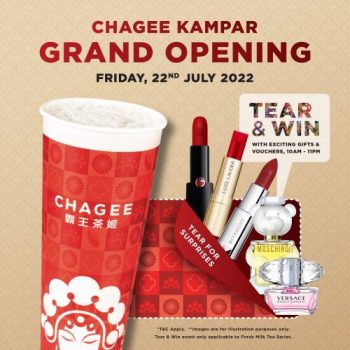 CHAGEE-Opening-Promotion-at-Kampar-350x350 - Beverages Food , Restaurant & Pub Perak Promotions & Freebies 
