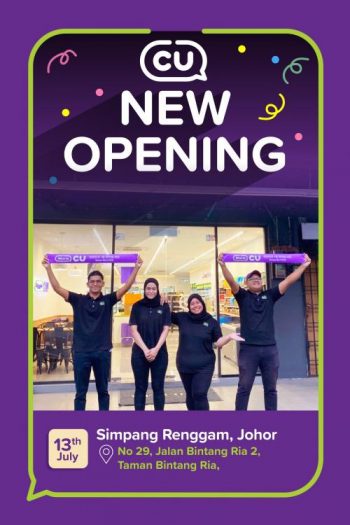 CU-Opening-Promotion-at-Simpang-Renggam-350x525 - Beverages Food , Restaurant & Pub Johor Promotions & Freebies Snacks Supermarket & Hypermarket 