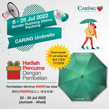Caring-Pharmacy-Opening-Promotion-at-Bandar-Puchong-Utama-1-350x350 - Beauty & Health Health Supplements Personal Care Promotions & Freebies Selangor Skincare 