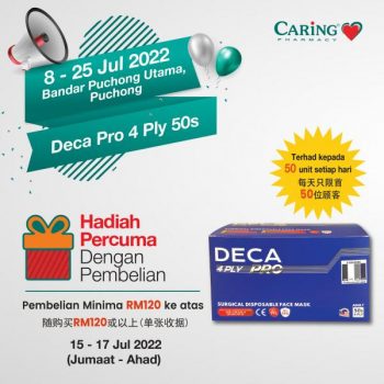 Caring-Pharmacy-Opening-Promotion-at-Bandar-Puchong-Utama-2-350x350 - Beauty & Health Health Supplements Personal Care Promotions & Freebies Selangor Skincare 