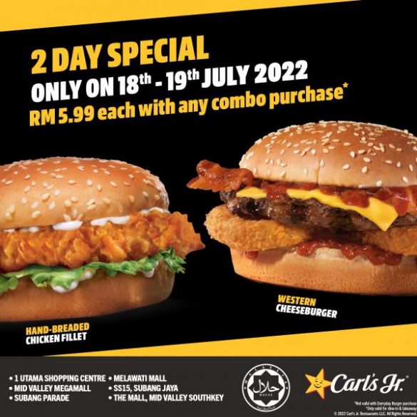 1819 Jul 2022 Carl's Jr 2 Day Special Promotion