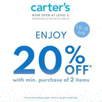 Carters-Special-Deal-at-Parkson-Elite-Pavilion-350x350 - Apparels Fashion Accessories Fashion Lifestyle & Department Store Kuala Lumpur Promotions & Freebies Selangor 