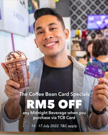 Coffee-Bean-TCB-Card-Midnight-Beverage-RM5-OFF-Promotion-350x435 - Beverages Food , Restaurant & Pub Johor Kedah Kelantan Kuala Lumpur Melaka Negeri Sembilan Pahang Penang Perak Perlis Promotions & Freebies Putrajaya Sabah Sarawak Selangor Terengganu 