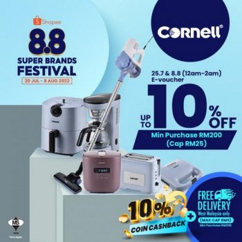 Cornell-Shopee-8.8-Sale-350x350 - Electronics & Computers Home Appliances Johor Kedah Kelantan Kitchen Appliances Kuala Lumpur Malaysia Sales Melaka Negeri Sembilan Online Store Pahang Penang Perak Perlis Putrajaya Sabah Sarawak Selangor Terengganu 