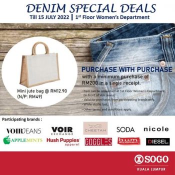 Denim-Clearance-Deals-at-SOGO-350x350 - Apparels Fashion Accessories Fashion Lifestyle & Department Store Kuala Lumpur Selangor Warehouse Sale & Clearance in Malaysia 