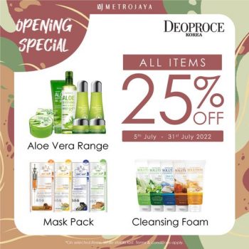 Deoproce-Korea-Opening-Deal-at-Metrojaya-350x350 - Beauty & Health Kuala Lumpur Personal Care Promotions & Freebies Selangor Skincare 