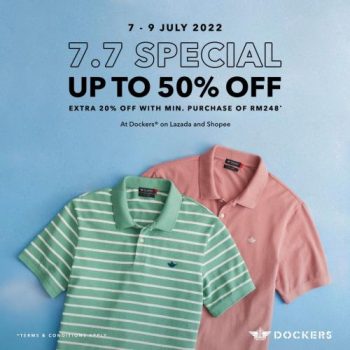 Dockers-7.7-Promotion-at-Shopee-and-Lazada-350x350 - Apparels Fashion Accessories Fashion Lifestyle & Department Store Johor Kedah Kelantan Kuala Lumpur Melaka Negeri Sembilan Pahang Penang Perak Perlis Promotions & Freebies Putrajaya Sabah Sarawak Selangor Terengganu 