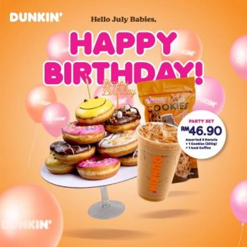 Dunkin-Birthday-Treat-Promotion-1-350x350 - Beverages Food , Restaurant & Pub Johor Kedah Kelantan Kuala Lumpur Melaka Negeri Sembilan Pahang Penang Perak Perlis Promotions & Freebies Putrajaya Sabah Sarawak Selangor Terengganu 