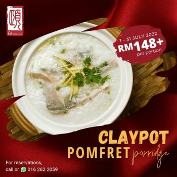 Ee-Chinese-Cuisine-Claypot-Pomfret-Porridge-Deal-350x350 - Beverages Food , Restaurant & Pub Promotions & Freebies Selangor 