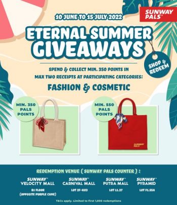 Eternal-Summer-Giveaways-at-Sunway-Malls-350x406 - Kuala Lumpur Others Promotions & Freebies Selangor 