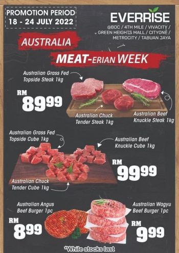 Everrise-Australia-Meat-erian-Week-Promotion-350x495 - Promotions & Freebies Sarawak Supermarket & Hypermarket 