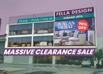 Fella-Design-Massive-Clearance-Sale-at-Subang-Jaya-350x252 - Furniture Home & Garden & Tools Home Decor Selangor Warehouse Sale & Clearance in Malaysia 