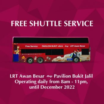 Free-Shuttle-Service-to-and-from-Pavilion-350x350 - Kuala Lumpur Others Promotions & Freebies Selangor 
