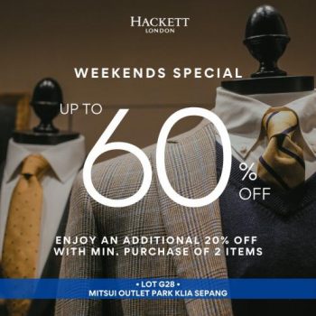 Hackett-London-Weekend-Sale-at-Mitsui-Outlet-Park-350x350 - Apparels Fashion Accessories Fashion Lifestyle & Department Store Malaysia Sales Selangor 