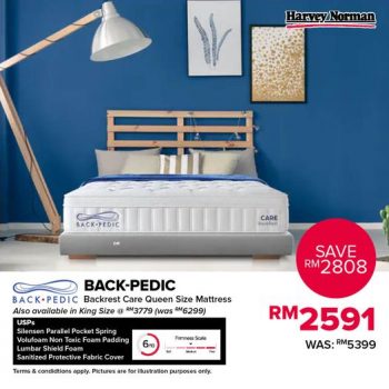 Harvey-Norman-Back-Pedic-Backrest-Care-Mattress-Deal-350x350 - Beddings Home & Garden & Tools Johor Kedah Kelantan Kuala Lumpur Mattress Melaka Negeri Sembilan Online Store Pahang Penang Perak Perlis Promotions & Freebies Putrajaya Sabah Sarawak Selangor Terengganu 