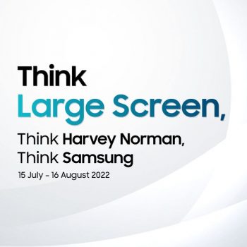 Harvey-Norman-Samsung-Large-Screen-TVs-Deal-350x350 - Electronics & Computers Home Appliances Johor Kedah Kelantan Kitchen Appliances Kuala Lumpur Melaka Negeri Sembilan Pahang Penang Perak Perlis Promotions & Freebies Putrajaya Sabah Sarawak Selangor Terengganu 