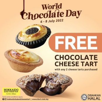 Hokkaido-Baked-Cheese-Tart-World-Chocolate-Day-350x350 - Beverages Food , Restaurant & Pub Kuala Lumpur Promotions & Freebies Selangor 