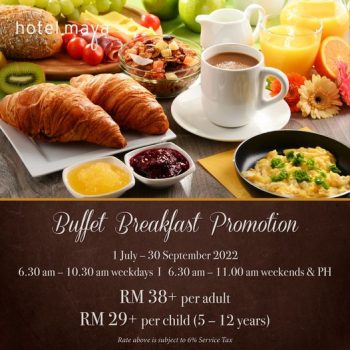 Hotel-Maya-Buffet-Breakfast-Promotion-350x350 - Beverages Buffet Food , Restaurant & Pub Hotels Kuala Lumpur Promotions & Freebies Selangor Sports,Leisure & Travel 