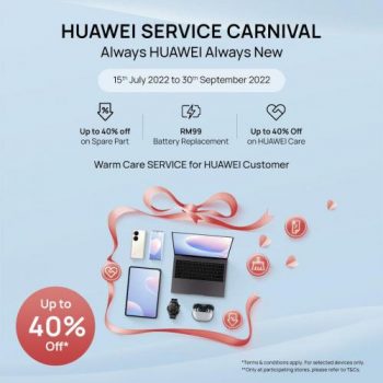 Huawei-Service-Carnival-350x350 - Computer Accessories Electronics & Computers IT Gadgets Accessories Johor Kedah Kelantan Kuala Lumpur Melaka Negeri Sembilan Pahang Penang Perak Perlis Promotions & Freebies Putrajaya Sabah Sarawak Selangor Terengganu 