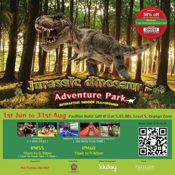 Jurassic-Dinosaur-Adventure-Park-at-Pavilion-Bukit-Jalil-350x350 - Kuala Lumpur Others Promotions & Freebies Selangor 
