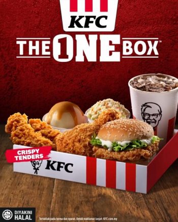 KFC-The-One-Box-Promotion-350x438 - Beverages Fast Food Food , Restaurant & Pub Johor Kedah Kelantan Kuala Lumpur Melaka Negeri Sembilan Pahang Penang Perak Perlis Promotions & Freebies Putrajaya Sabah Sarawak Selangor Terengganu 
