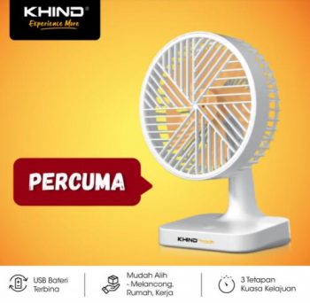 Khind-Free-Mini-USB-Fan-Promotion-350x342 - Electronics & Computers Home Appliances Johor Kedah Kelantan Kuala Lumpur Melaka Negeri Sembilan Pahang Penang Perak Perlis Promotions & Freebies Putrajaya Sabah Sarawak Selangor Terengganu 