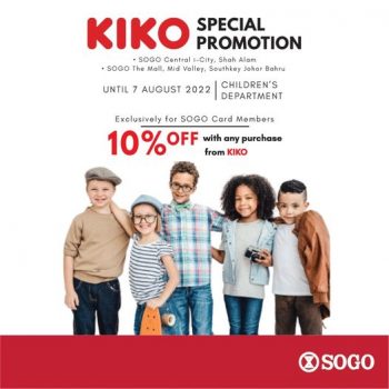 Kiko-Special-Promo-at-SOGO-350x350 - Baby & Kids & Parenting Children Fashion Johor Promotions & Freebies Selangor 