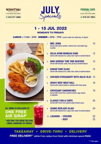Kontiki-Restaurant-July-Special-350x497 - Beverages Food , Restaurant & Pub Kuala Lumpur Promotions & Freebies Selangor 