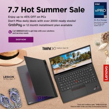 Lenovo-7.7-Hot-Summer-Sale-350x350 - Computer Accessories Electronics & Computers IT Gadgets Accessories Johor Kedah Kelantan Kuala Lumpur Laptop Malaysia Sales Melaka Negeri Sembilan Online Store Pahang Penang Perak Perlis Putrajaya Sabah Sarawak Selangor Terengganu 