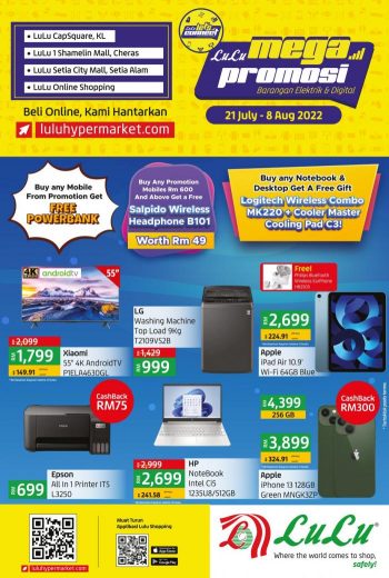 LuLu-Electrical-Digital-Appliances-Promotion-350x520 21 Jul-8 Aug 2022: LuLu Electrical & Digital Appliances Promotion